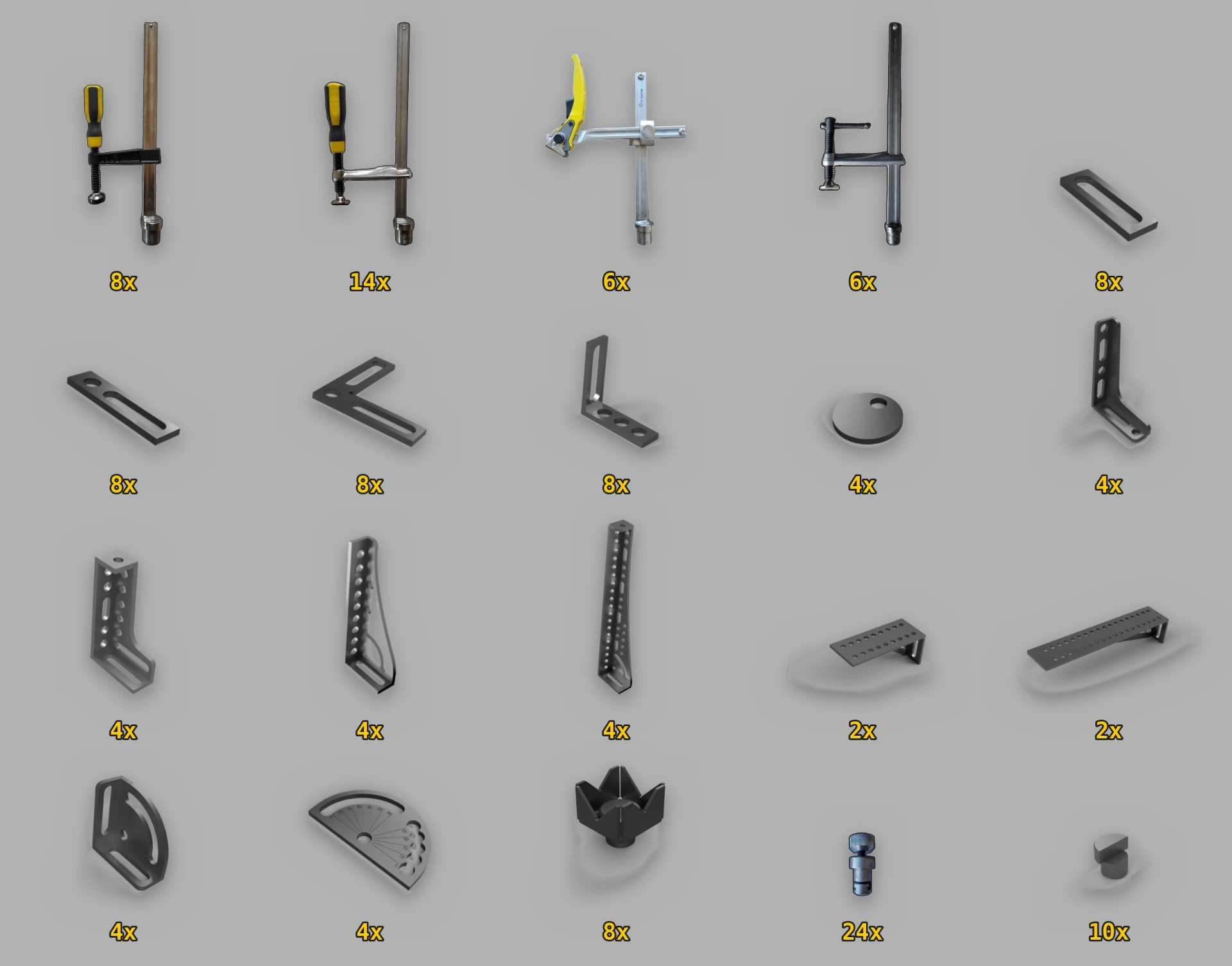 Kit ATRIBU SPAN — Maximum work area, full equipment · System 28 · ATRIBU