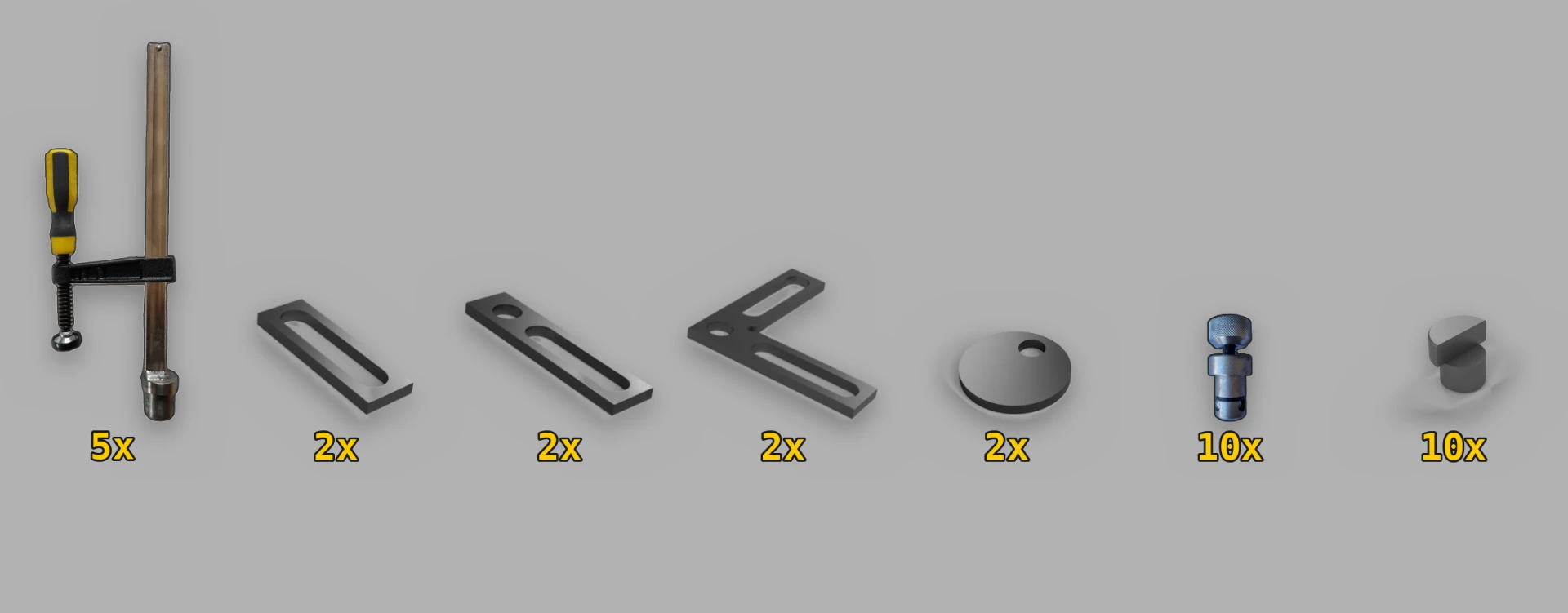 Kit ATRIBU HOLD — GRIP + stops · System 28 · ATRIBU